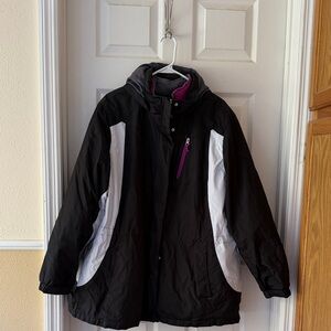 Athletech Black and White Ski Jacket